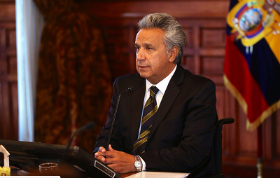  Presidente Lenín Moreno ordena frenar las conversaciones con el ELN en Ecuador