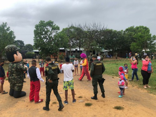  Ejército Nacional realizó jornada de apoyo al desarrollo en el municipio de Tame, Arauca