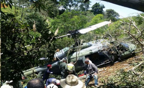  Confirman muerte de al menos 9 soldados por caída de helicóptero